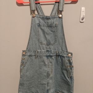 Denim Overalls Dress